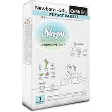 Expresstore Bio Natural Premium Plus Fırsat Paketi Bebek Bezi 1 Numara Newborn 50 Adet