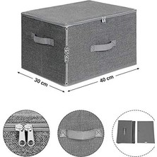 DMR Home Kapaklı Saklama Kutuları, 3'lü Set RYZB03G
