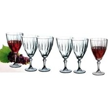 Expresstore 44777 Dıamond Ayaklı Bardak 6'lı 300CC