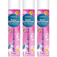 DMR Home Watsons Hacim Verici Kuru Şampuan 200 ml 3 Adet