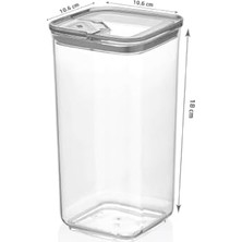 DMR Home Pratik Kare Saklama Kabı, 3X1200 ml