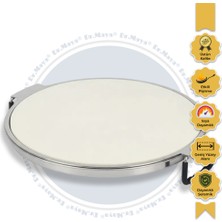 Dr.Maya® | Seramik Fırın Taşı, Pro Plus Taş Fırın Makinesi Uyumlu, 31 cm Çap