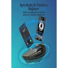 Expresstore Profesyonel Maxto X2 Intercom Ipx6 Su Geçirmez, Gürültü Önleyici, Hıfı Ses, Tüm Kasklara Uygun