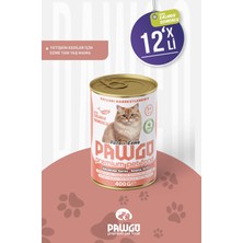 Pawgo Avantaj Serisi | Somonlu | Yetişkin | Pate | Kedi Yaş Mama | 400G x 12