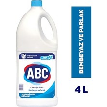 Expresstore Abc Deterjan Çamaşır Suyu Bembeyaz & Parlak 4 L