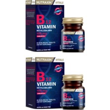Nutraxin B12 Vitamini 1000 Mcg 60 Dilaltı Tableti X2 Methylcobalamin İçerikli Türkiye Menşeli