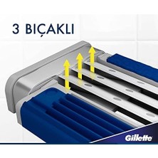 DMR Home Blue3 Slalom Kullan At Tıraş Bıçağı 8'li Standart 3lü Paket