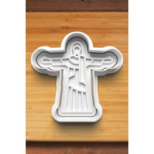 Hobist Jesus Christ Kurabiye Kalıbı ve Şeker Hamuru Kalıbı