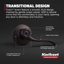 Expresstore Tustin Gizlilik Kilitleme Kapı Kolu, Yatak Odası ve Banyo Kapıları Için Anahtarsız Kilitli Iç Kol, Kolay Kurulum Için Tersine Çevirilebilir, Mikroban Korumalı, Venedik Bronz