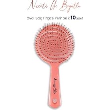 DMR Home Professional Üç Boyutlu Oval Saç Fırçası Pembe x 10 Adet