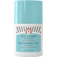 First Aid Beauty Bronze + Glow Drop - Niasinamidli Bronzlaştırıcı + Işıltı Verici Damlalar