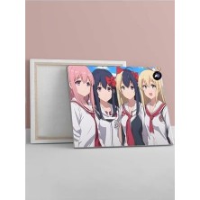 DMR Home (PSTER640) Kız Grubu Manga Kanvas Tablo 21 x 30