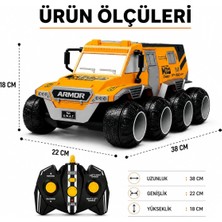 Uzaktan Kumandalı Suda Karada Gidebilen 8 Tekerli Amfibi Araba 25 cm
