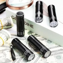 DMR Home 3 Adet Pilli Fener Metal Mini 9 Ledli Acil Durum Enerji Krizi Deprem Çantası Kamp