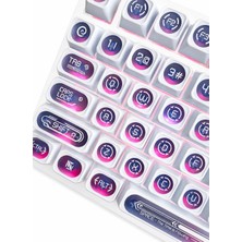 Leaven Mekanik Klavye Keycap -136 Tuşlu Beyaz Opal Tuş Takımı