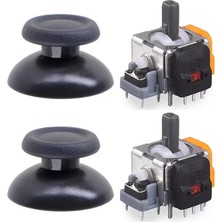 Pop Konsol PS4 Motor Manyetik Analog Topuz 2+2 Set Hall Sensör Joystick Playstation 4 Yedek Parça