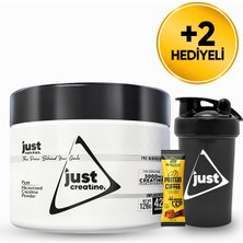 Just Nutrition Creatine Monohydrate Kreatin 126 Gr 42 Servis + Shaker + Protein Kahve Hediyeli