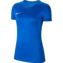 Nike Dry Park VII Jsy SS Kadın Mavi Tişört Nefes Alabilir Kumaş ve Şık Tasarım ile Spor ve Günlük Kombin=BV6728-463