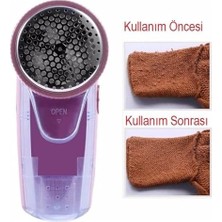 Expresstore Şarjlı Tiftik ve Kazak Tüy Temizleme Makinesi, 15CM Yükseklik, Taşınabilir Tüy Toplayıcı