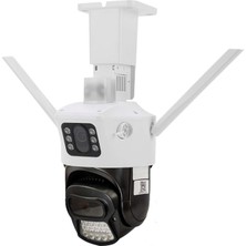  okam o-kam-6015 6mp dual lens wifi ptz 3.5 "dual screen ımage, 15pcs leds dual light kamera