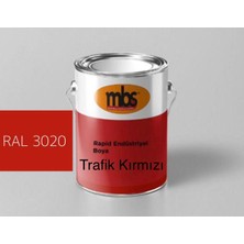 Mbs Kimya Endüstriyel Rapid Boya RAL3020 Trafik Kırmızı