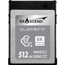 Expresstore Exascend Element 512GB Cfexpress Type-B Hafıza Kartı