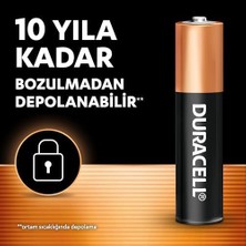 Expresstore Duracell Basıc Aaa Alkalin Ince Kalem Pil (6'lı Paket) – 1,5V – Daha Uzun Ömürlü – Günlük Cihazlar Için Güvenilir Güç – Plastik Içermeyen Ambalaj - MN2400