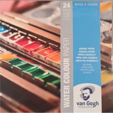 Van Gogh 300 gr Sulu Boya Bloğu 15 x 15 cm 24 Yaprak Düz Yaprak Kaliteli Kağıt