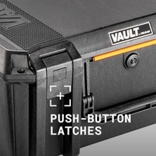 Expresstore Vault By - V550 Kamera, Dron, Ekipman, Elektronik ve Ekipman Için Dolgulu Bölücülerle Çok Amaçlı Sert Kılıf (Siyah)