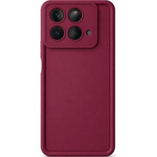 Fenza Infinix NOTE40-4G Uyumlu Bordo Renkli Mat Silikon Telefon Kılıfı
