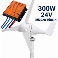 Nepasun 300W 12V Rüzgar Türbini Seti + Şarj Kontrol Cihazı Dahil
