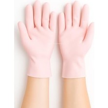 Expresstore Silikon Spa Eldiven Nemlendirici Yumuşak Eldiven 1 Çift Cilt Bakım Eldiveni Kuru Ellere Özel Nemlendirici Spa Eldiveni Masaj ve Gece Bakım Kullanımı Için Uygun