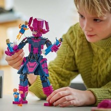 Expresstore ǀ Fantastik Dörtlü, Galactus Yapım Figürüne Karşı 76316-9 Yaş ve Üzeri Çocuklara Süper Kahraman Minifigürü Içeren Yapım Seti, Doğum Günü Hediyesi Fikri (425 Parça)