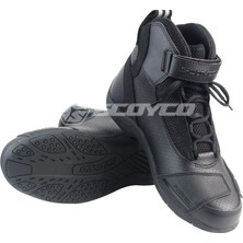 Scoyco MT-015 Yazlık Kısa Motosiklet Botu Siyah Su Geçirmez Koruma ve Konforlu Tasarım