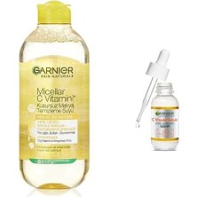 Expresstore Parlak Cilt Için Makyaj Temizleme Suyu + C Vitamini Serum Seti