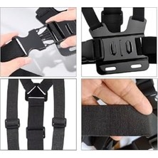 Expresstore Aksiyon Kameraları Için Çok Yönlü Göğüs Kayışı – Bisiklet, Motosiklet, Kayak, Trekking
