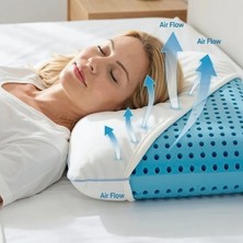 Viscomavi Ortopedik Visco Yastık (Marmaris Hava Kanallı Klasik Visco Yastık 60X40X15 Cm)