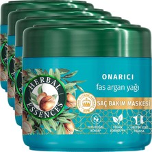 Expresstore Herbal Essences Onarıcı Argan Yağı Saç Bakım Maskesi 300ML (4 Paketi)