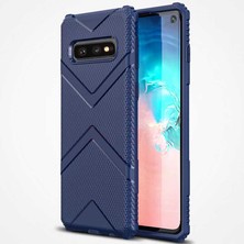 ZM Store Galaxy S10E Uyumlu Kılıf Köşe Korumalı Hank Silikon Kapak