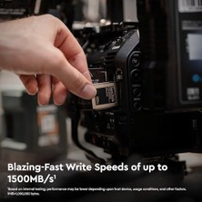 Expresstore Pro-Cınema Cfexpress Tip B Hafıza Kartı 640 GB (Cfexpress Teknolojisine Sahip Sinema Kameralarının Kullanımı Için, 8k Çekim, 1.700 Mb/sn'ye Kadar Okuma, 1 Metreye Kadar Düşme Direnci