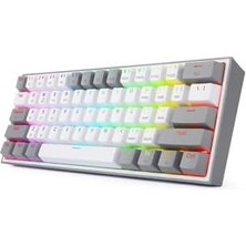 Expresstore Redragon K616 Fizz Pro%60 3 Mod Kablolu, 2.4 Ghz Kablosuz, Bluetooth Mekanik Oyun Klavyesi, Doğrusal Kırmızı Şalter, Pro Drive/yazılım Destekli