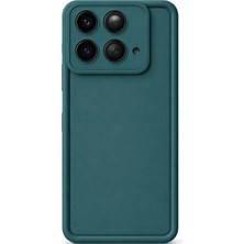 Fenza Infinix NOTE40-4G Uyumlu Yeşil Renkli Mat Silikon Telefon Kılıfı