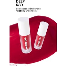 Expresstore Cream Co. Allık Ruj Göz Farı Glow Tint Deep Red, Nemlendirici Makyaj, 501 Kırmızı, Hyaluronik Asit Peptit