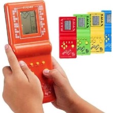 Expresstore Nostaljik Tetris El Atarisi Pilli Taşınabilir Retro Oyun Konsolu Unutulmayan Atari Oyunu