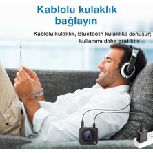 Expresstore Bluetooth Alıcısı, Hı-Fı Için Bluetooth Adaptörü, Hoparlörler Için Blue Tooth Alıcısı, Ev Sistemi (3,5 mm Aux, Rca, Tf, Nfc) C52