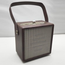OEM Wooden Case X2 Nostalji Müzik Kutusu Şarjlı Bluetooth USB Tf Fm