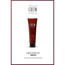 American Crew Light Hold Styling Gel 390 ml – Hafif Tutuşlu Erkek Saç Jölesi | Doğal Parlaklık Veren Şekillendirici
