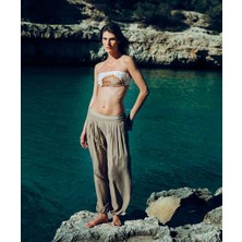 İpekyol Desenli ve işlemeli bikini seti IS1260038006018