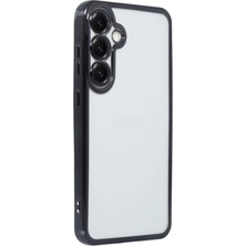 Sh Najmaddin Newface Samsung Galaxy S25 Plus Kılıf Razer Lensli Silikon - Siyah Najmaddin