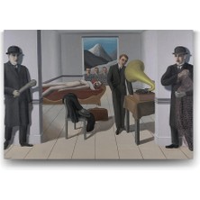Expresstore Rene Magritte - The Menaced Assassin Tablosu - 125X80CM